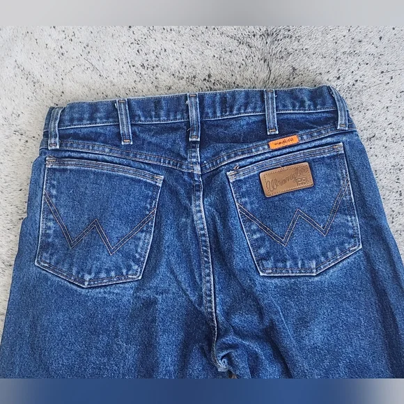 SOLD!!!Wrangler 13 Original FR Men’s Blue Denim Jeans - Picture 5 of 7